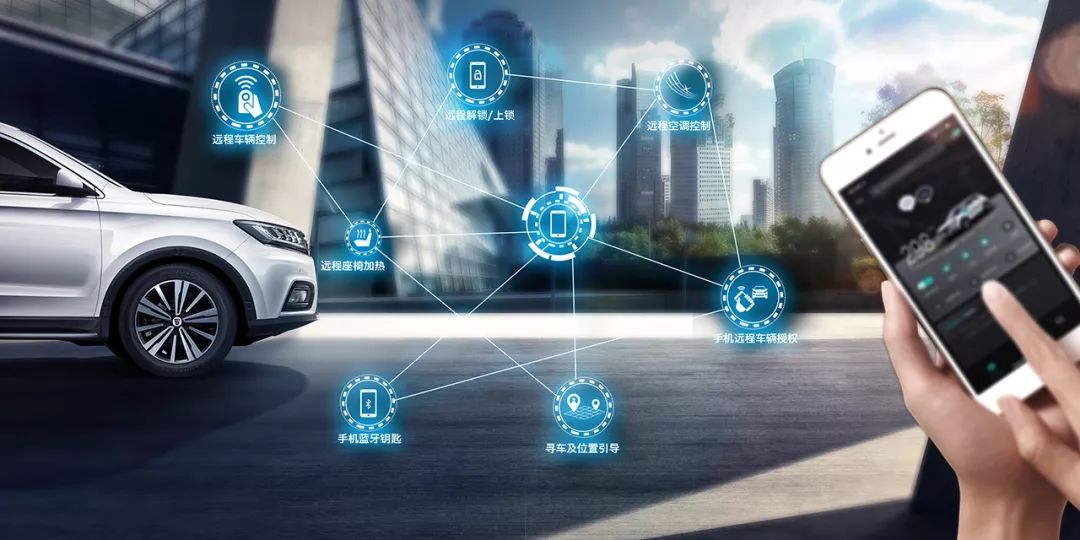 智能寻车,远程上锁,远程空调/座椅加热控制等功能,随时随地车机互联
