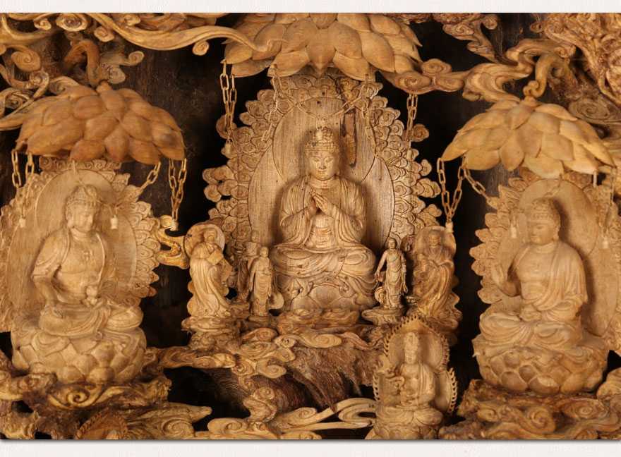 福建省工艺美术大师王启瑞清刀木雕创新意