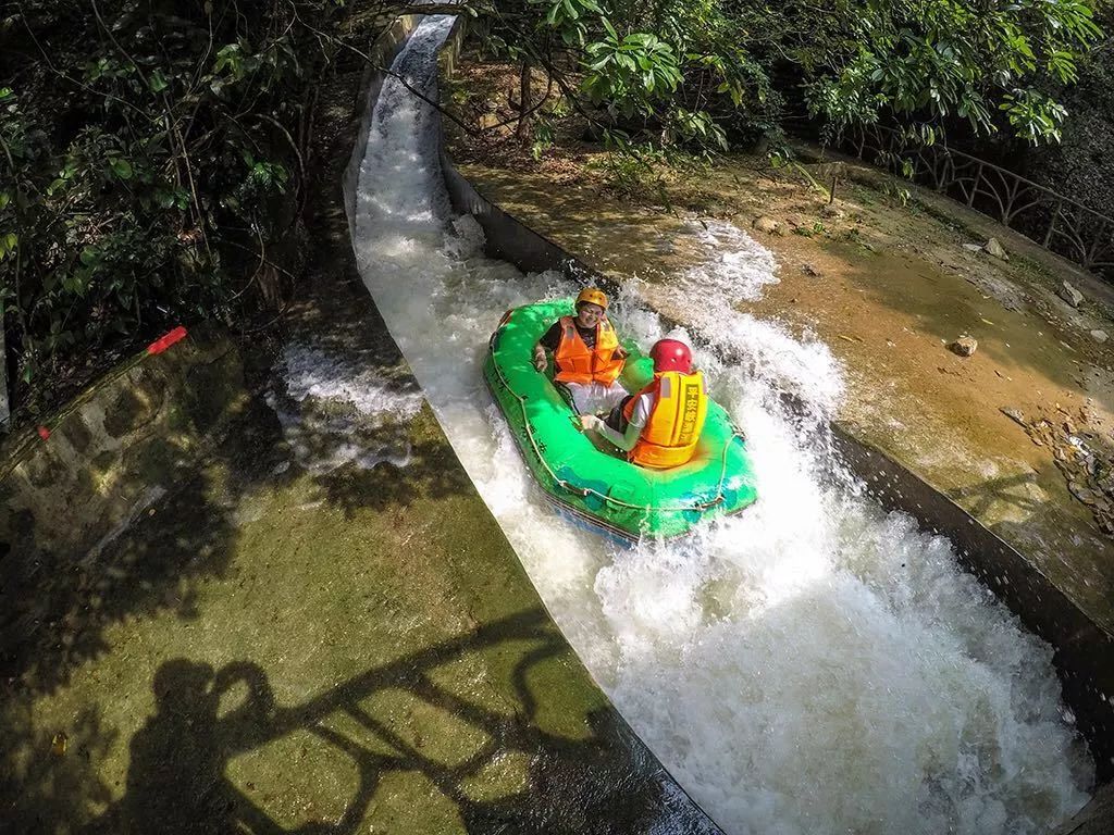 【华南唯一隧道漂流】每周天出发惠州平安峡全程漂,登山观瀑1天游