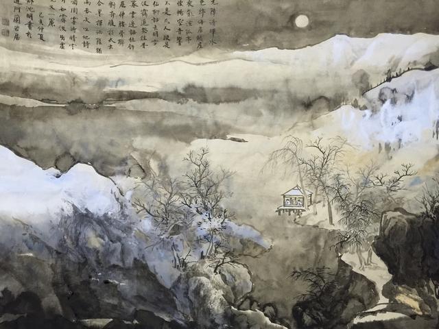 未赏春荫夏已浓画家沈明题画诗作品赏析