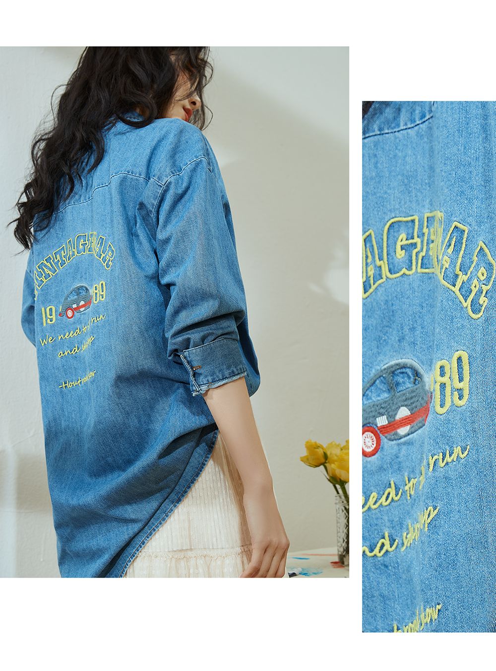 justzzu19秋新品上市印花look更优雅灵动