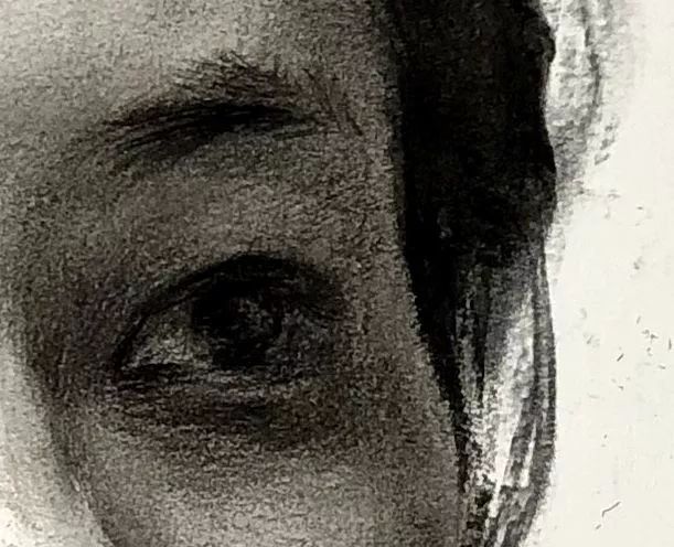 传奇绘画课堂回顾第二九五集朱传奇教你画侧光的回首女青年素描头像