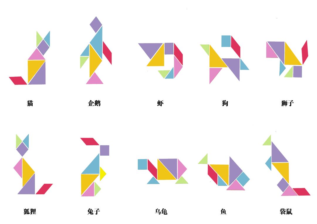 类似的问题,就能轻松应对啦~刚开始认数字的娃,也可以用七巧板来教呀!