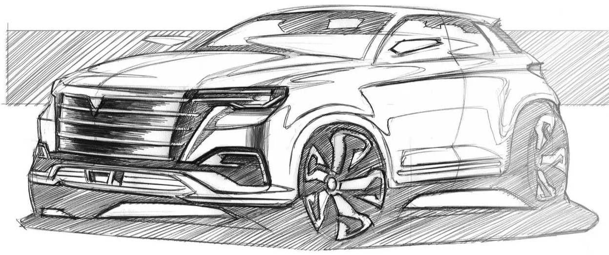 新款cs55设计手稿曝光最美中国suv又要易主了