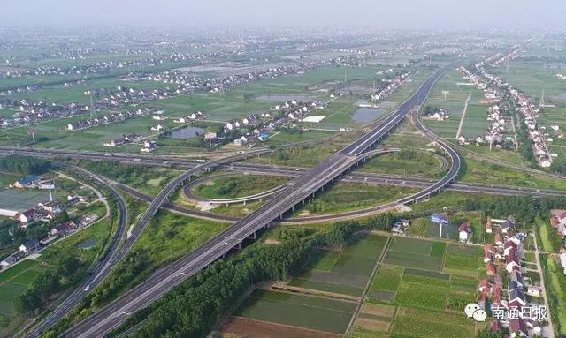 这条穿越如皋北部的高速又有重大进展!今年9月底有望建成!