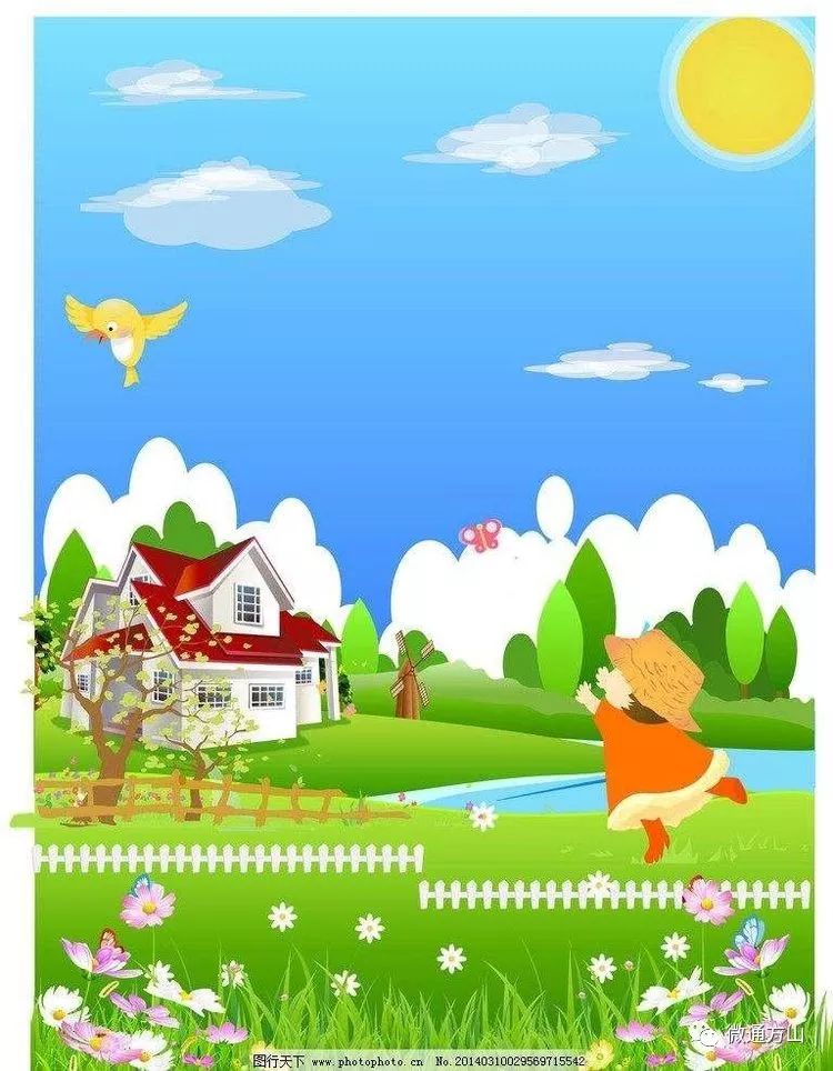 春色满园春意盎春和景明.