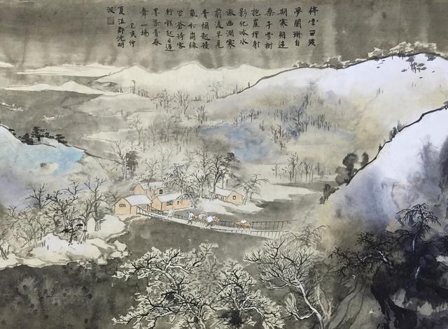 未赏春荫夏已浓画家沈明题画诗作品赏析