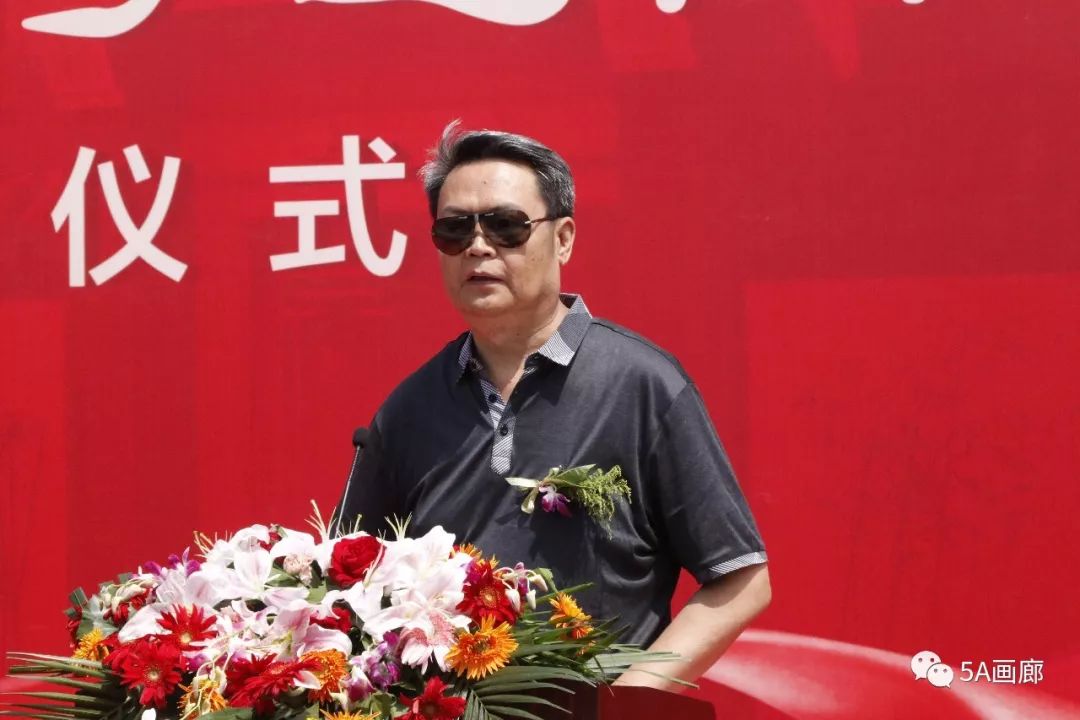 郭尊先吴大鹏活动现场北京著名老艺术家郑楼湾艺尚新区艺术总监 李禅