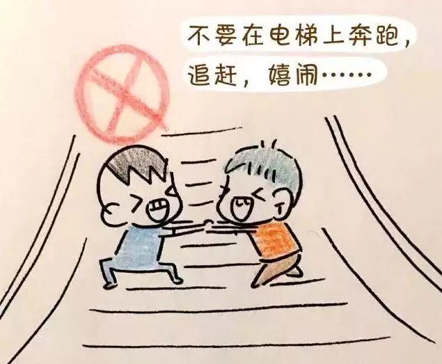 电梯彩色简笔画图片