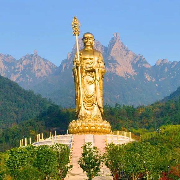 莲花佛国九华山念一声地藏名号感知地藏王菩萨的大愿威神力