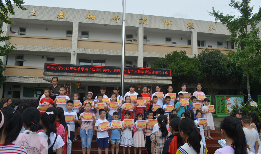 崇州市王场小学2019年春季学期散学典礼暨暑期文明卫生安全教育活动