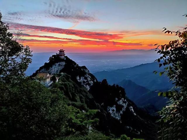 日出日落霞满天长安竟有如此美景