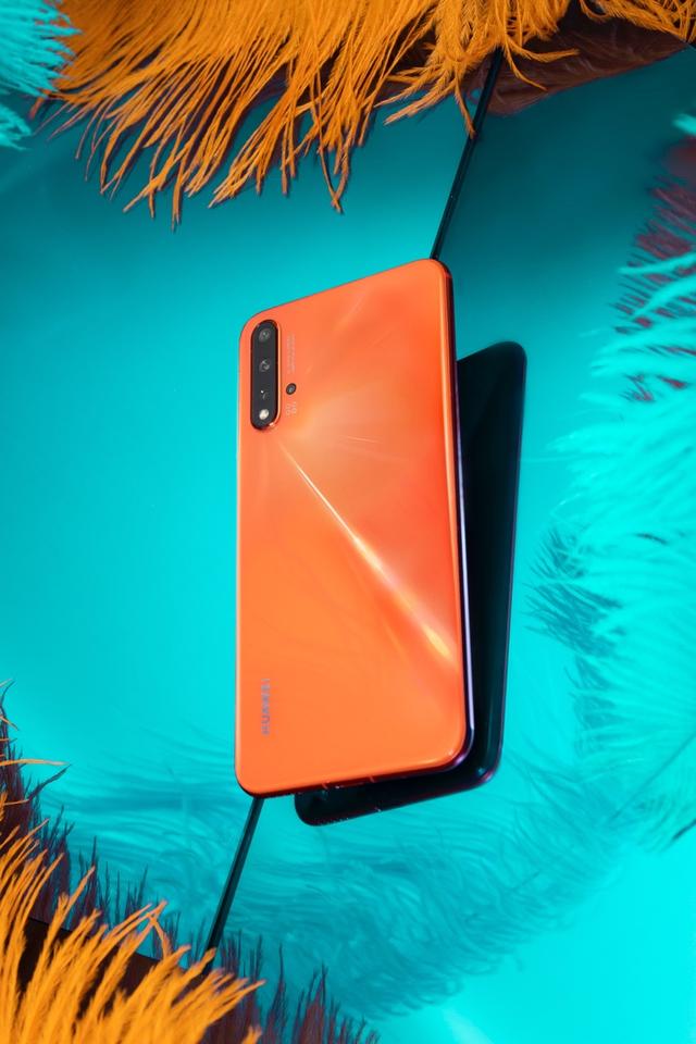 恰到好处的优雅灵动华为nova5pro珊瑚橙真机图赏