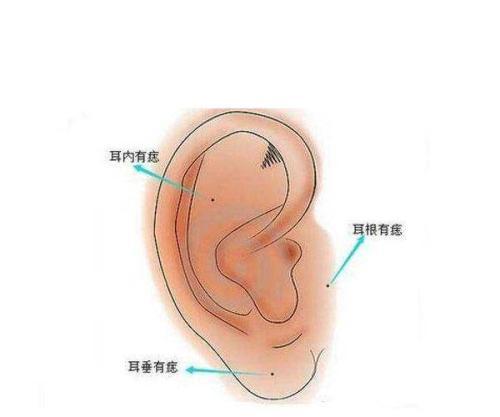 男性下腹部三角区长痣图片