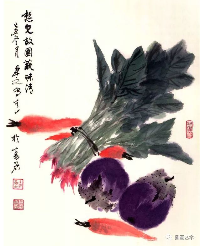 国画知识图文教程常见蔬菜画法示范