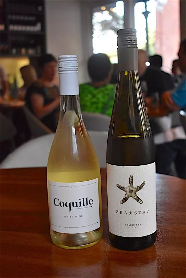 是夜品尝了三支本省白酒作配,一是温哥华pender island酒庄seastar