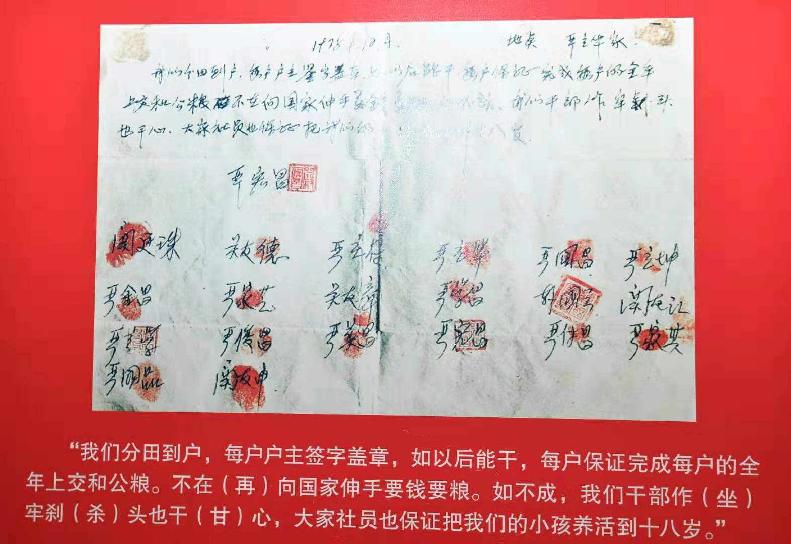 沿习之路|东线·凤阳县小岗村:撒向希望田野上的"小岗红"_李锦柱