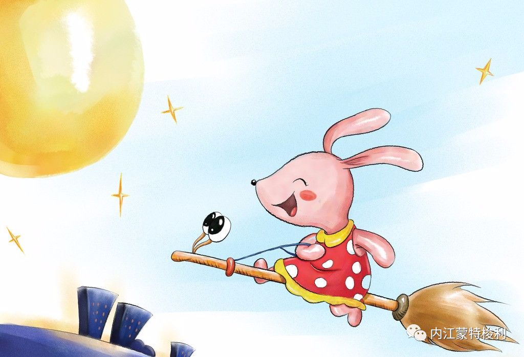 ""我有很多时间,"笨笨兔忙挥动小枕头,"我把这个枕头送给你,小鸟们