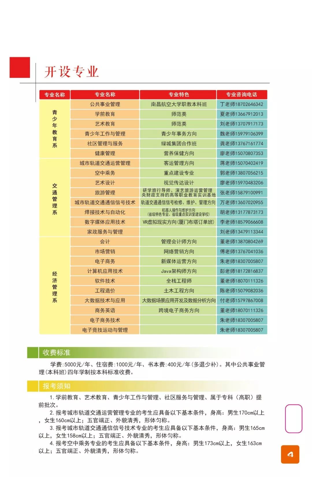 江西青年职业学院2019年高考招生简章