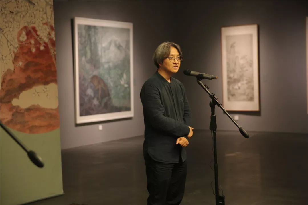 北京画院副院长,北京画院美术馆馆长吴洪亮先生致辞