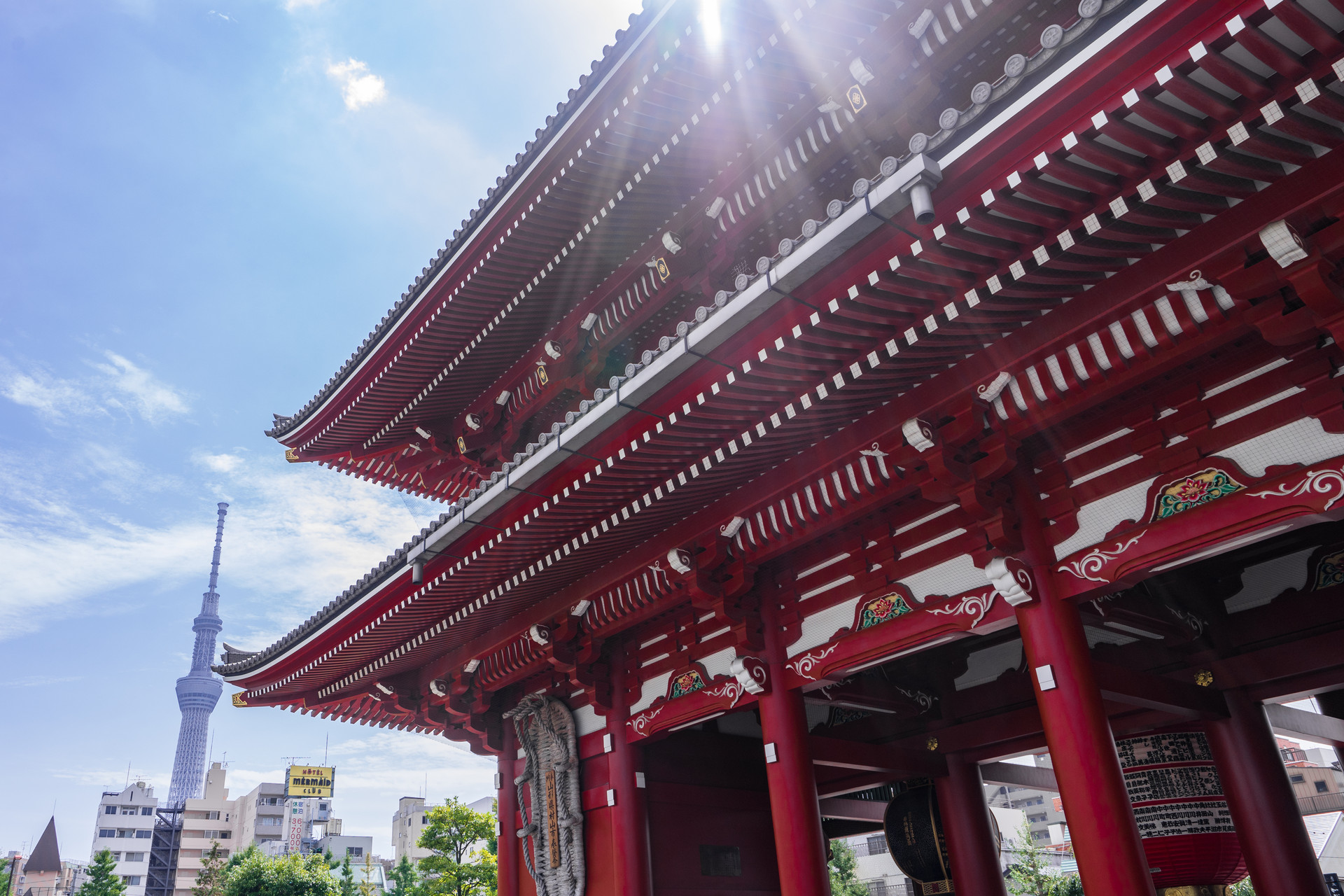 日本东京最古老的寺庙 比河南少林寺晚133年 成知名景点 雷门