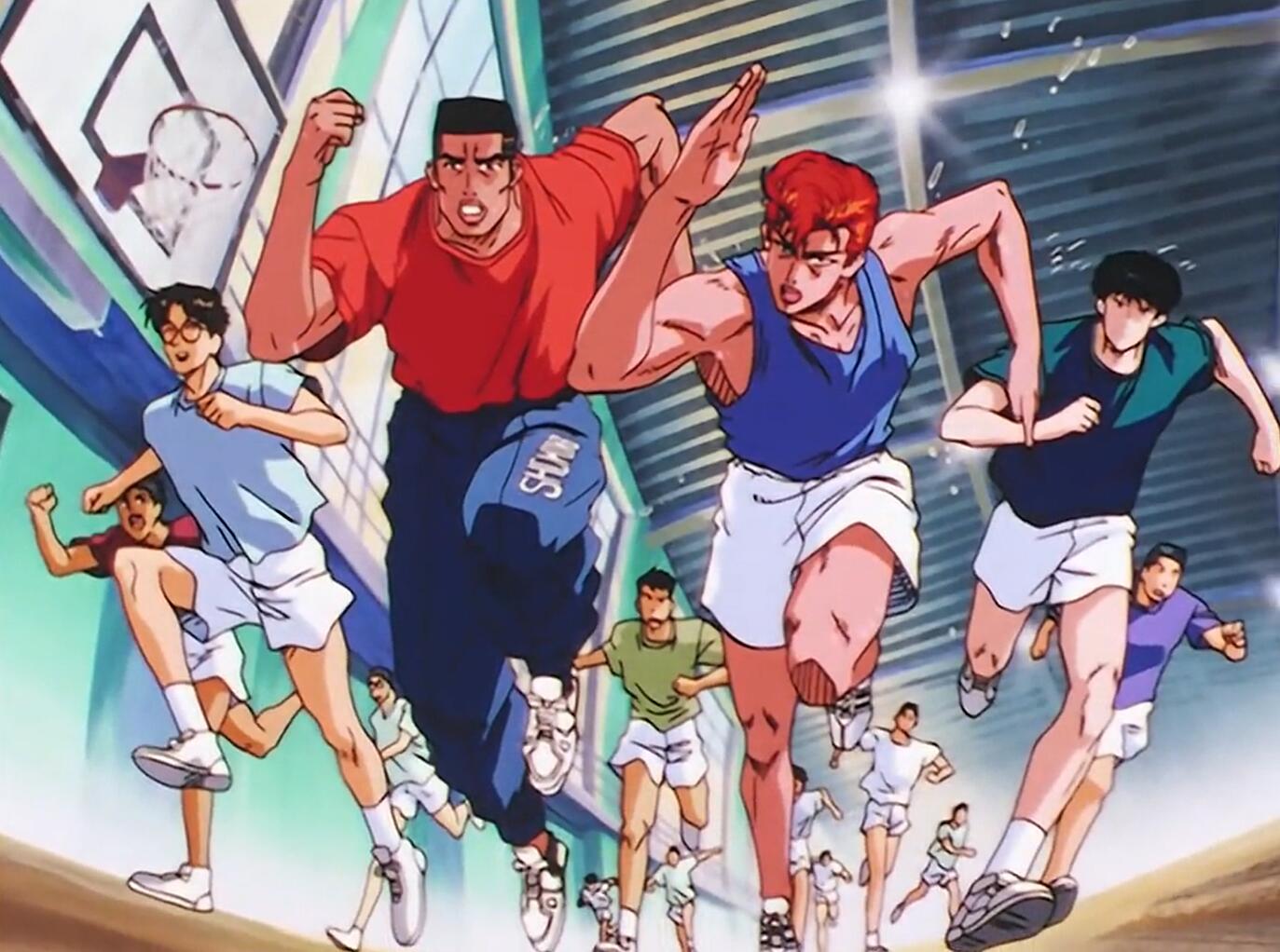 灌篮高手樱木花道差点进柔道部青田拿晴子做诱