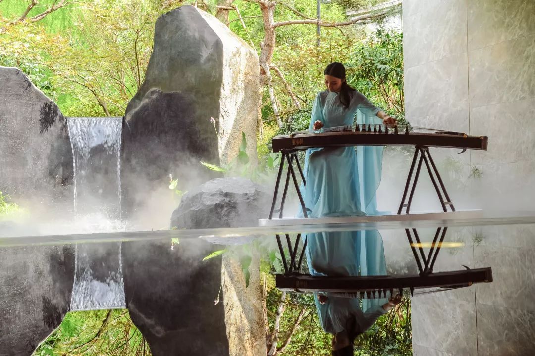 富春叠石 叁 | 山水盛境 著藏市心 古筝雅乐启门,入境东方园隐意境