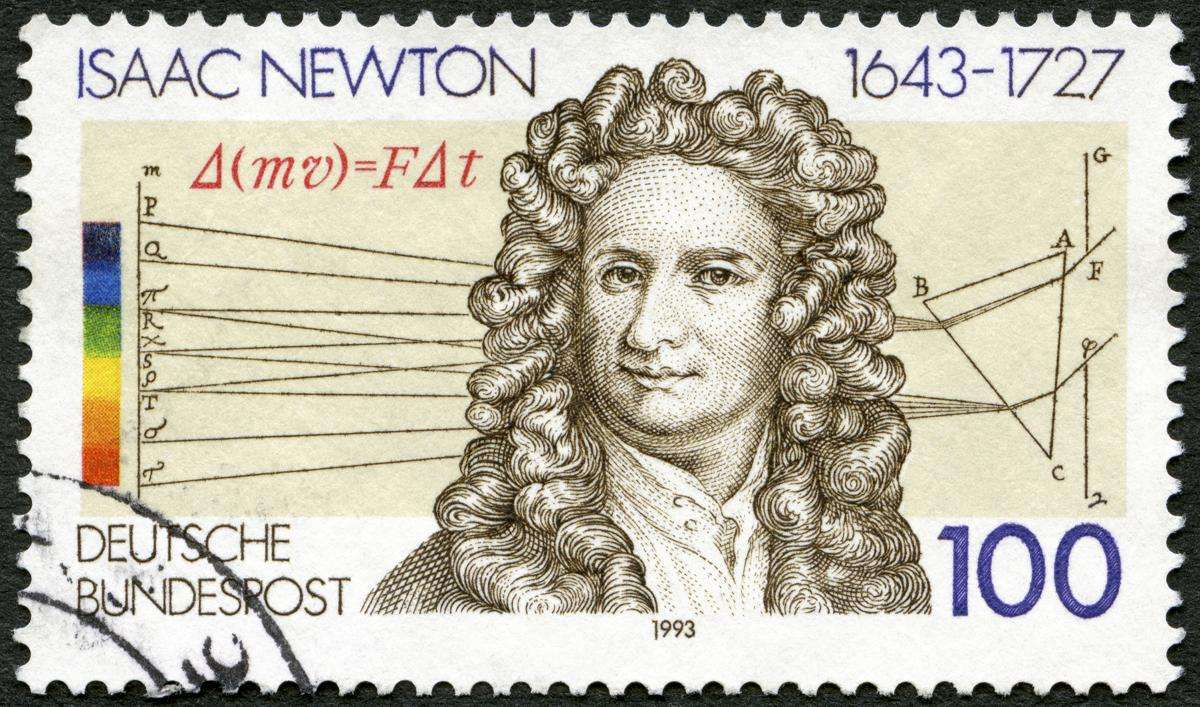 牛顿,英国人,生于1642年12月25日,逝世于1726年(或1727年)3月20日