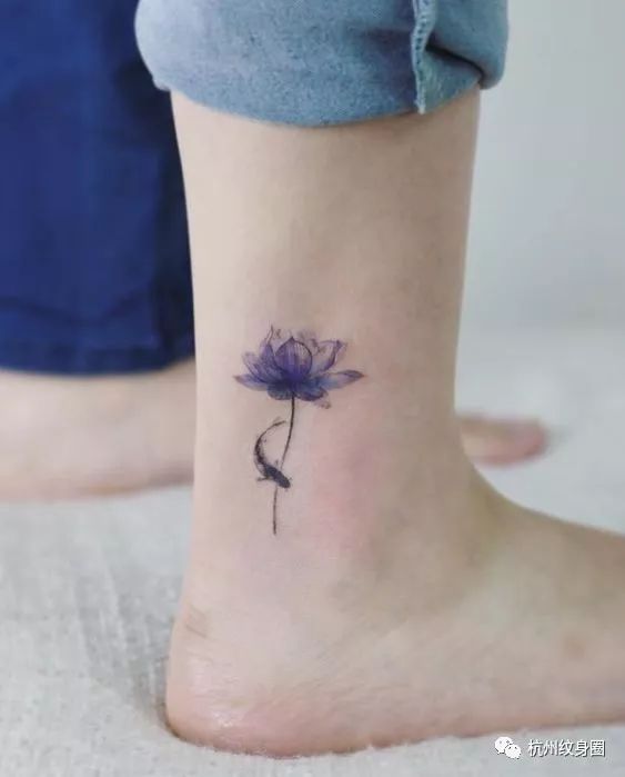 纹身素材 | 脚踝小清新