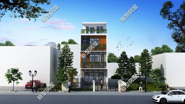 5米面宽占地99平这样建农村房临街的朋友羡慕坏了