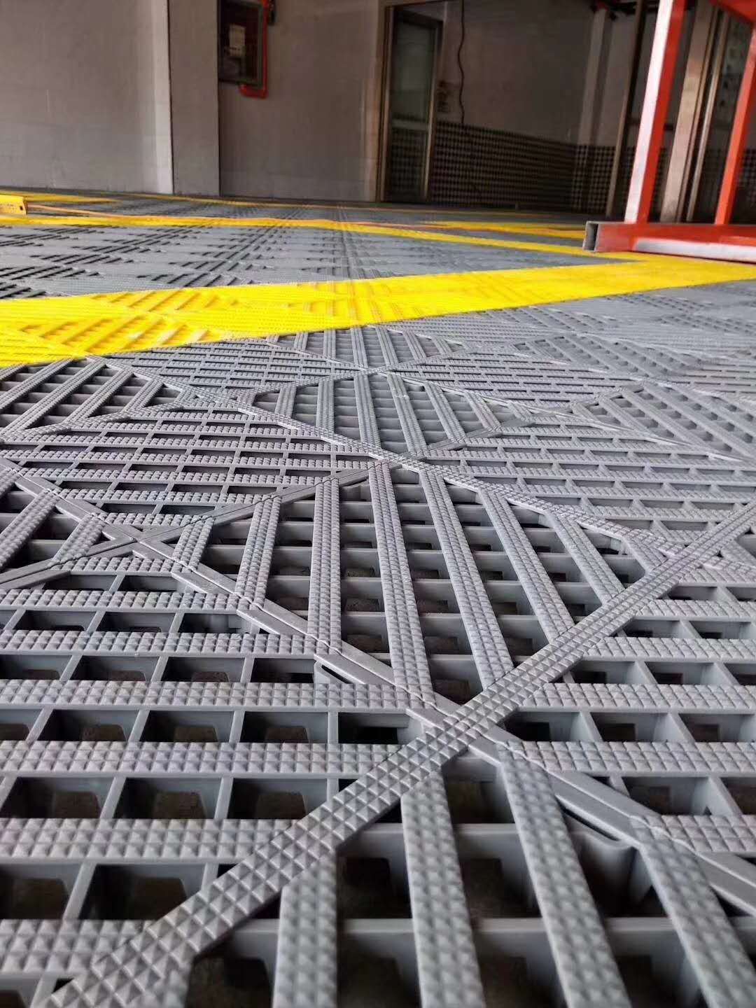 洗车房拼接格栅安装效果展示