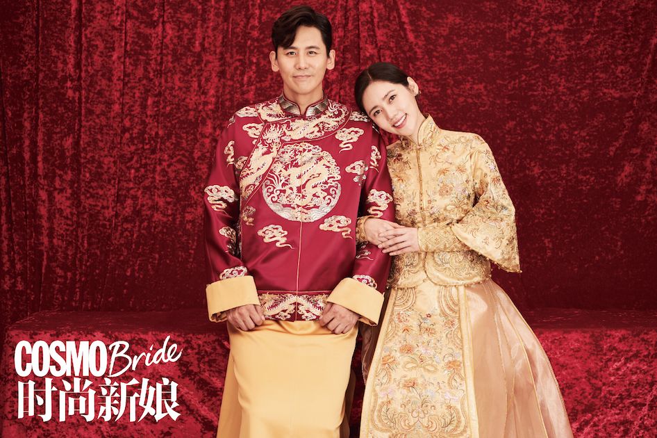 中国高定名片在巴黎唐嫣刘诗诗angelababy御用嫁衣