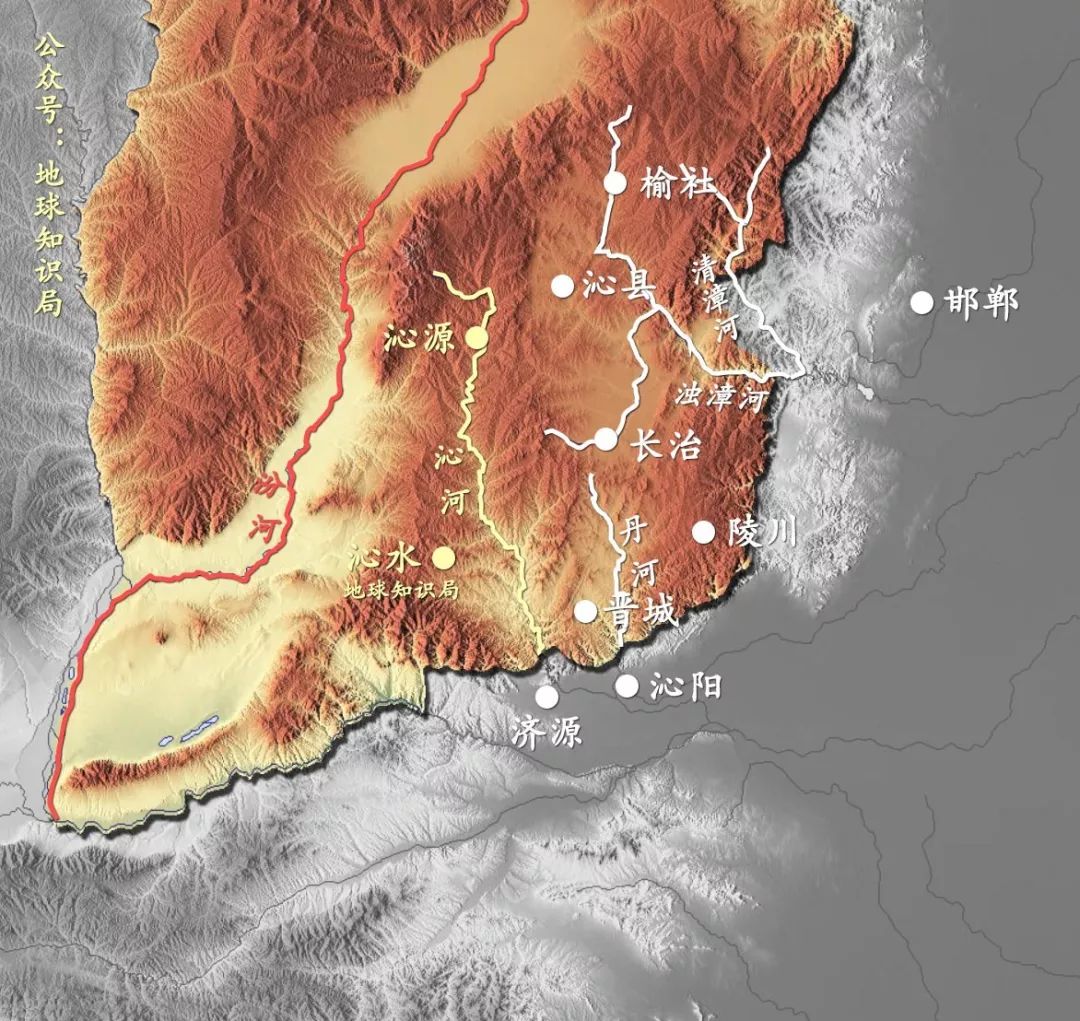 和地理分界線,地勢第二階梯與第三階梯的過渡區,涉及今北京,河北,山西