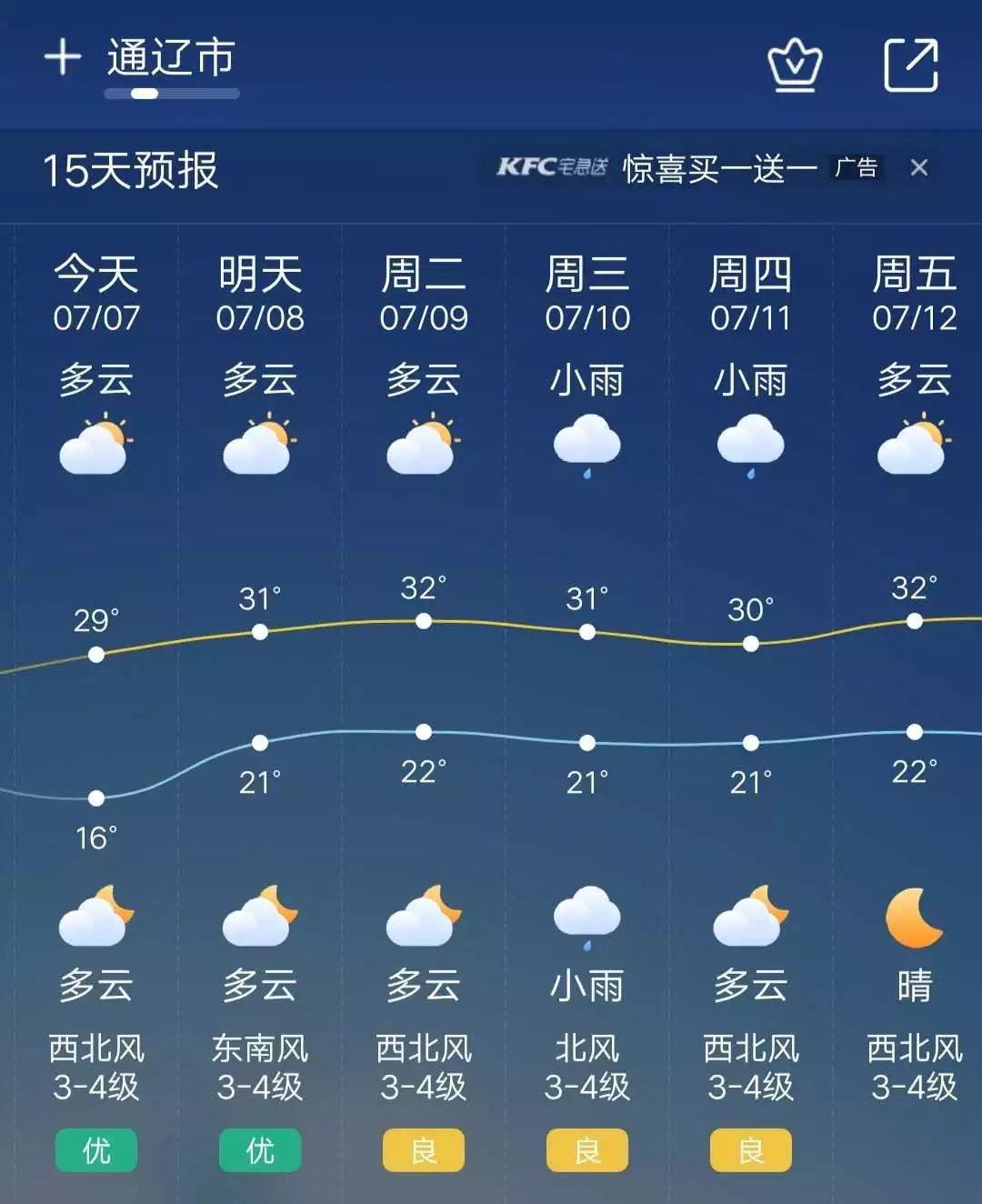 奈曼旗天气图片