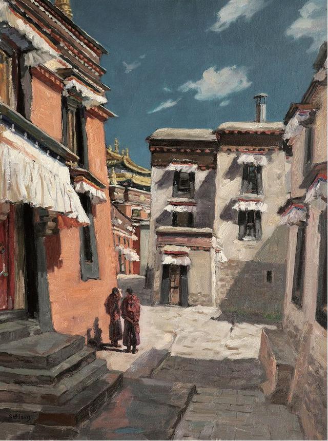 陈丹青盛赞他:你的风景画很好,没想到画人物也这么强_中国油画院