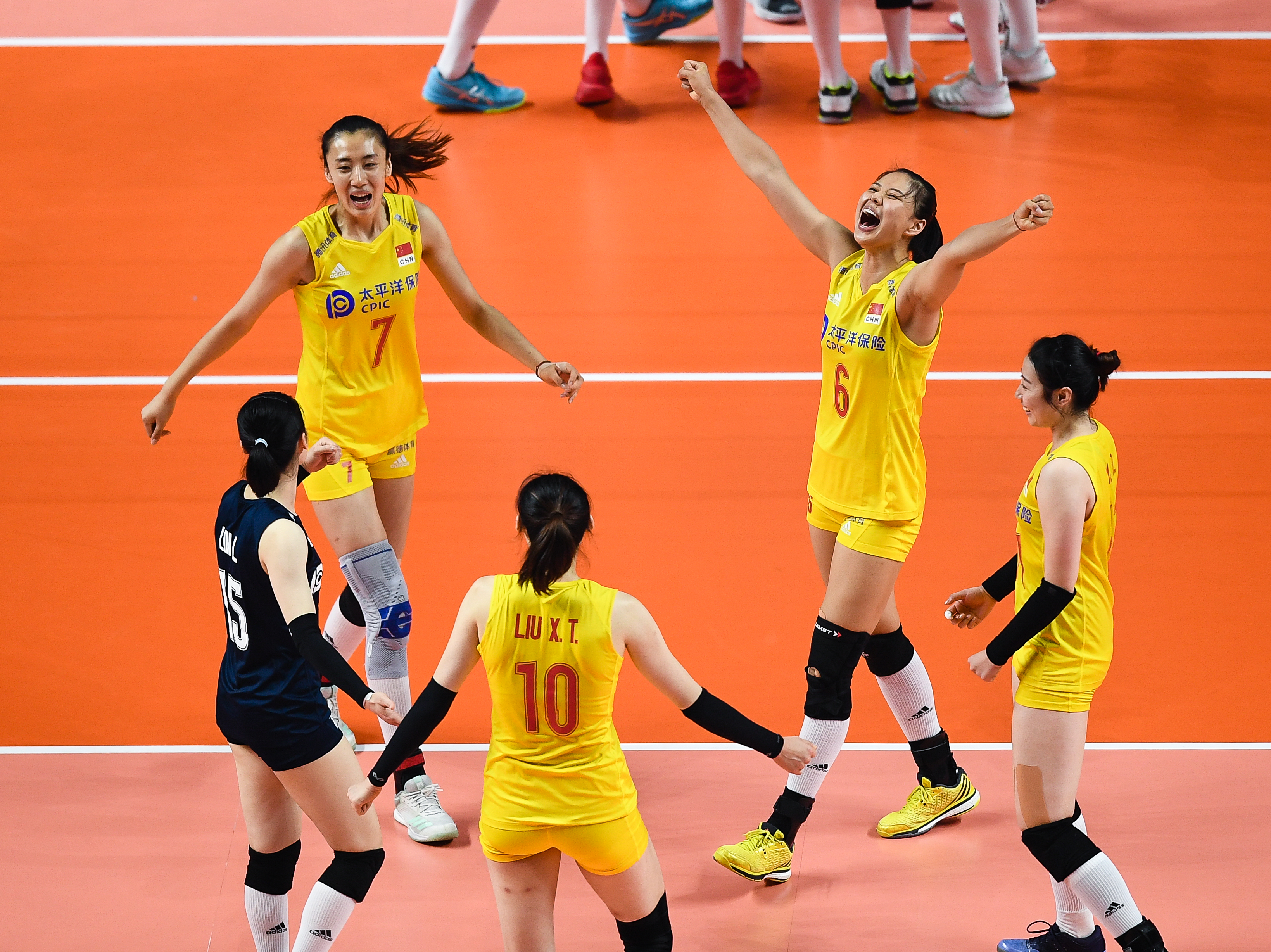 排球——2019世界女排联赛总决赛:中国队获得季军