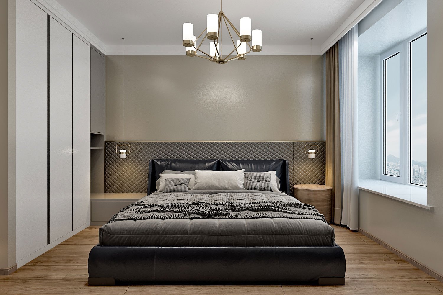 一抹柔情 165平现代风格 首开国风琅樾装修案例