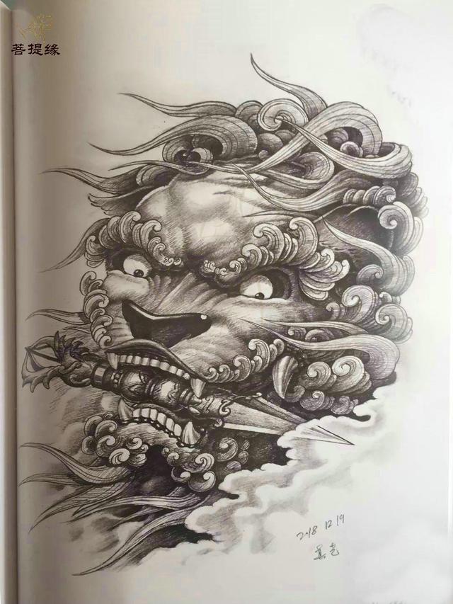 我是雕刻师是,菩提缘供稿纹身雕刻最新素材图谱(第二十五期)