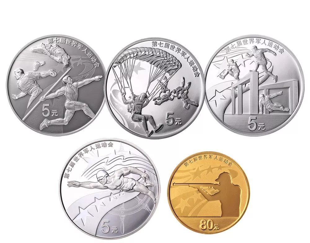 第七届世界军人运动会金银币开始预订,新题材的龙头币!