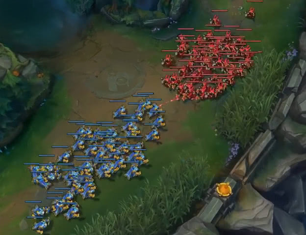 lol:50个近战小兵vs50个远程小兵,结果令人大吃一惊!_阿木木