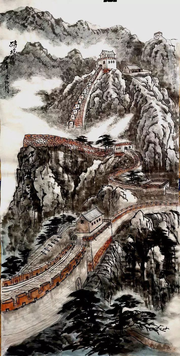 金山岭长城司马台长城当年一首歌,送儿打东洋.如今醉太平,尘封战时装.