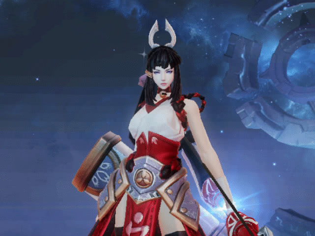 这款皮肤建模相当好看,让人想到了犬夜叉中的桔梗,平a听起来很清脆