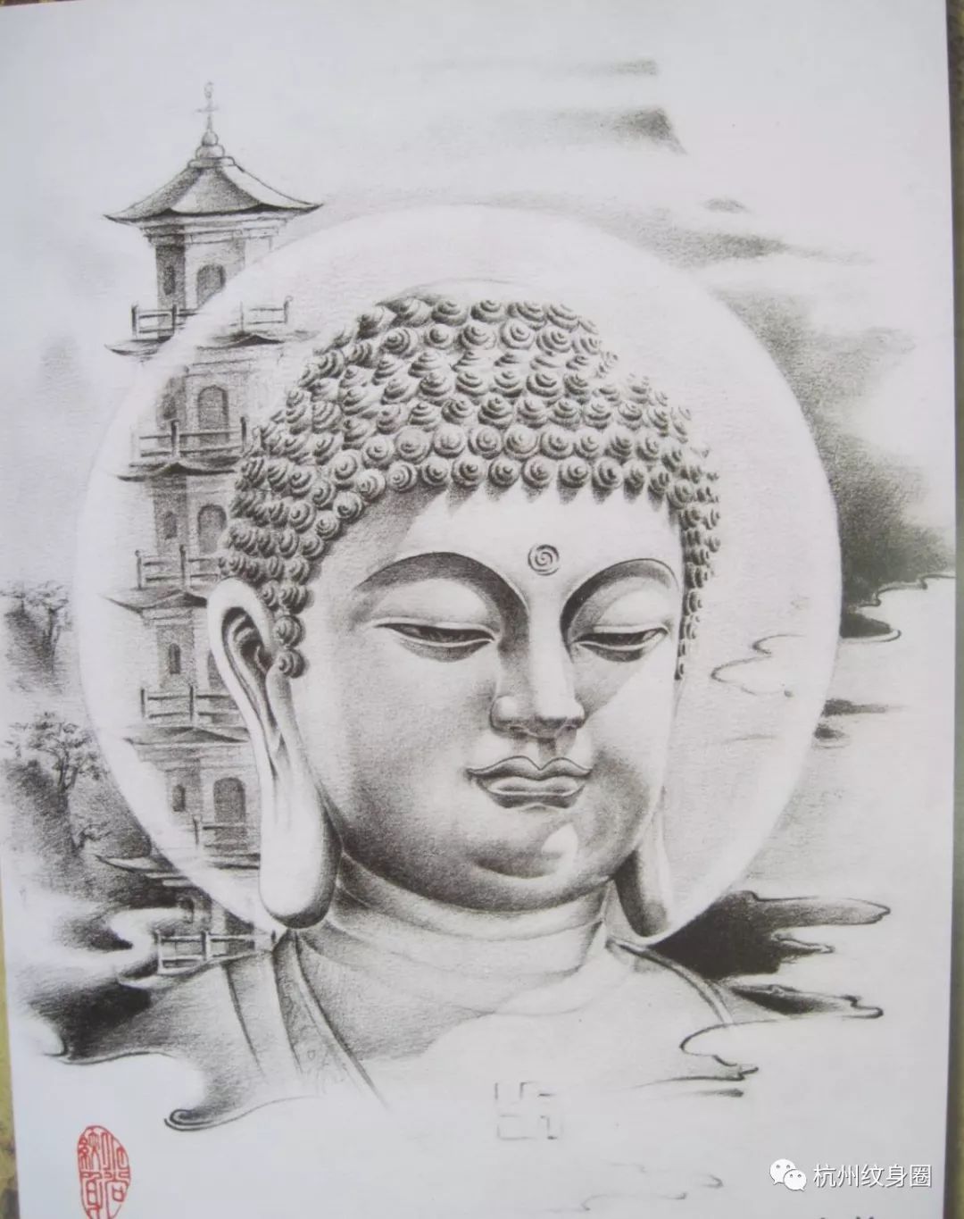 纹身素材 | 佛教_刺青