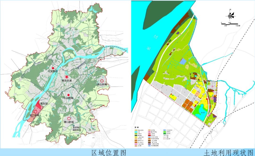 规划范围 :滨江新城江宁组团位于南京市江宁区滨江新城北部,区位条件