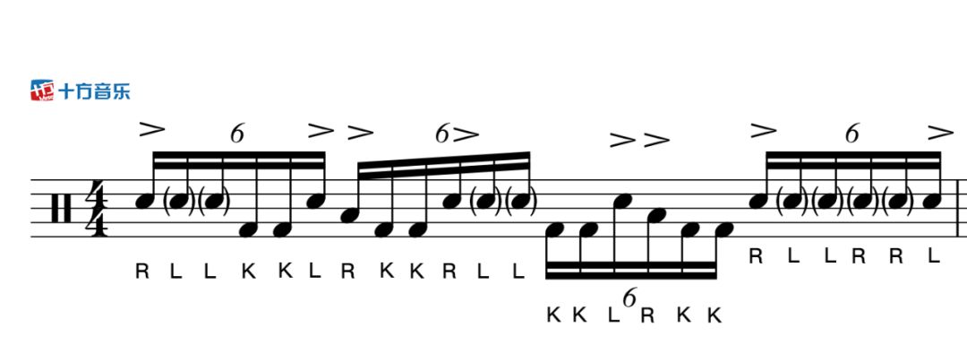 加花那些事儿——benny greb常用六连音加花组!