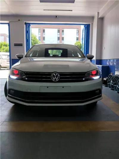 速腾升级gtr45w套装红色恶魔眼白色日行灯