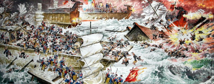 崖山海战:宋元之间的最后决战,南宋皇帝及十万军民跳海殉国
