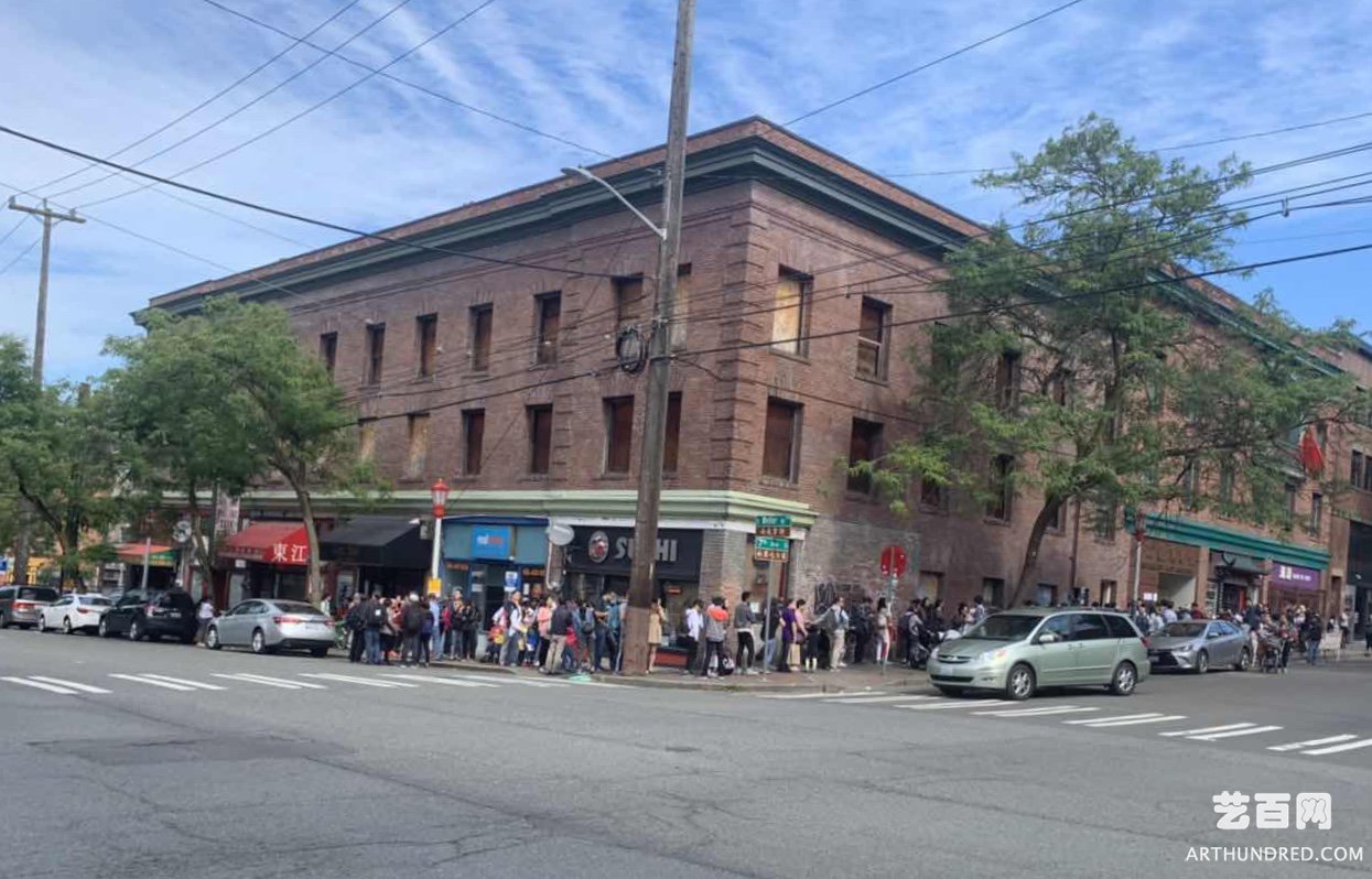 中国驻旧金山总领馆签证组一行六人赴西雅图为侨民服务