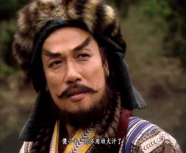 然后转到朱茵张智霖版《射雕英雄传》,他又成了成吉思汗铁木真,曾经