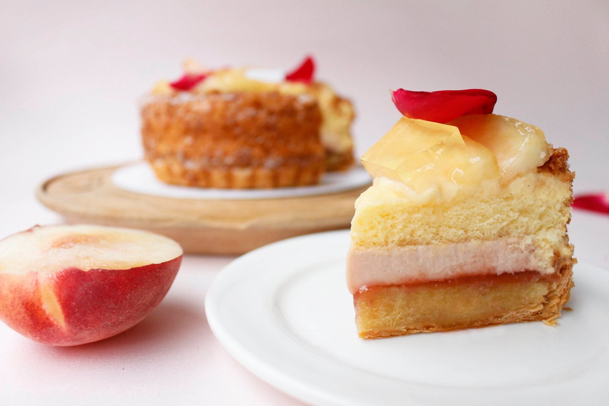 蜜桃季应该呈现出来的甜品搭配